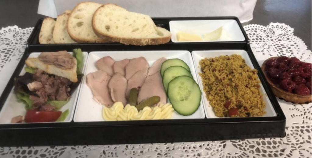 plateau repas fraîcheur